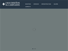 Tablet Screenshot of masdisenos.com